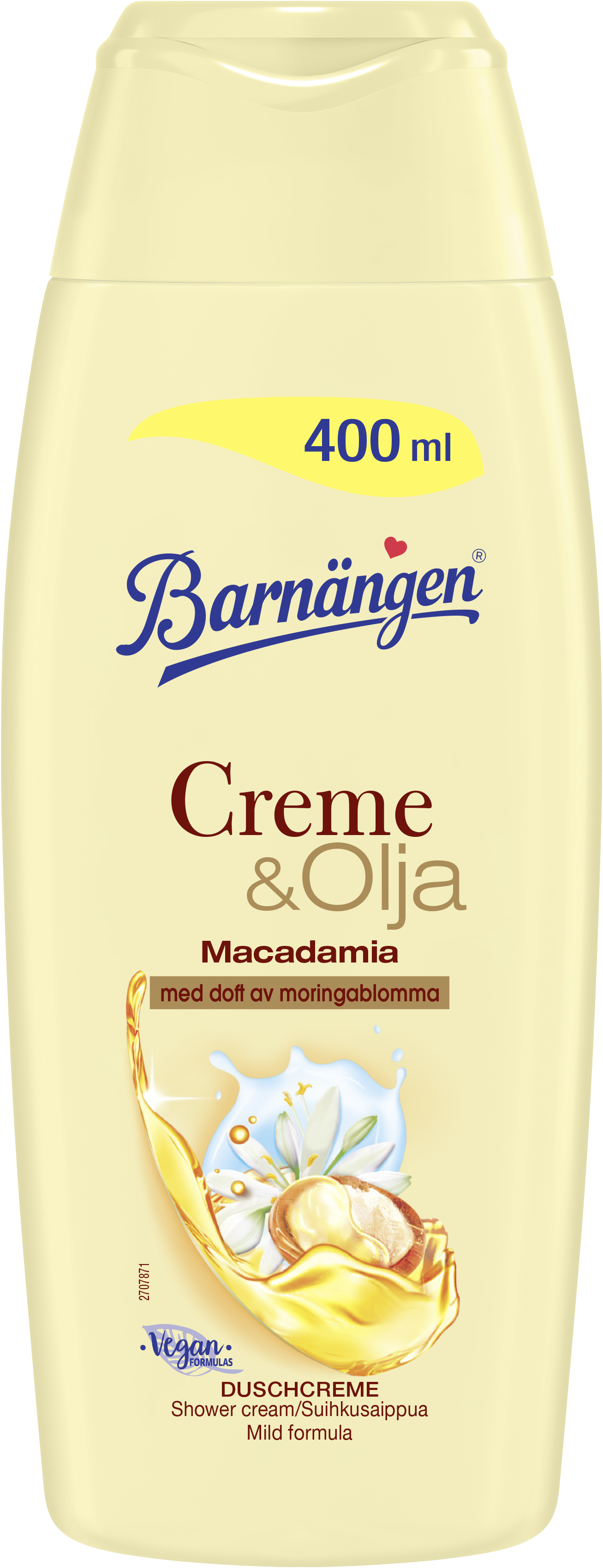 Barnängen Duschcreme Creme & Olja Macadamia 400 ml