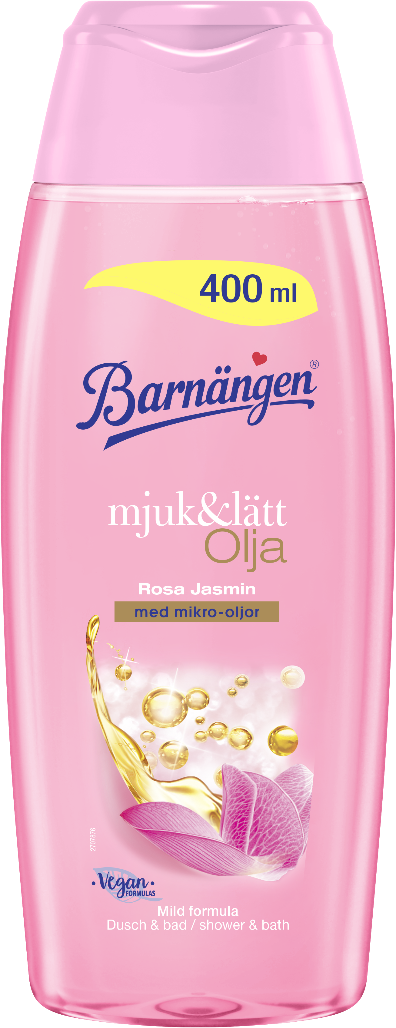 Barnängen Duschgel Mjuk&Lätt Olja RosaJasmin 400 ml
