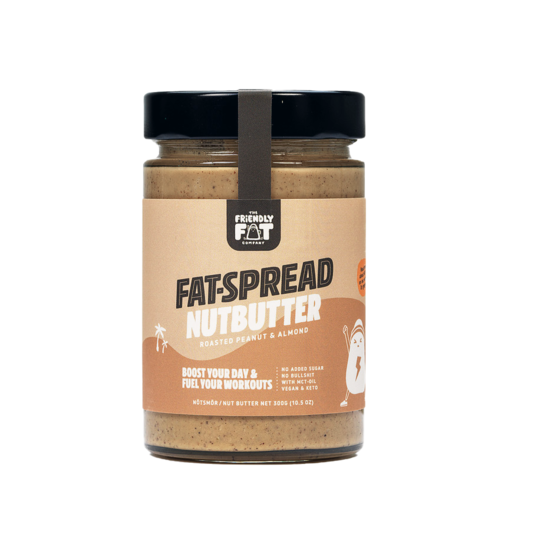 The Friendly Fat Company Fat-Spread Nötsmör med MCT-olja 300 g
