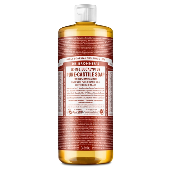 Dr. Bronner's Pure Castile Liquid Soap Eucalyptus 945 ml