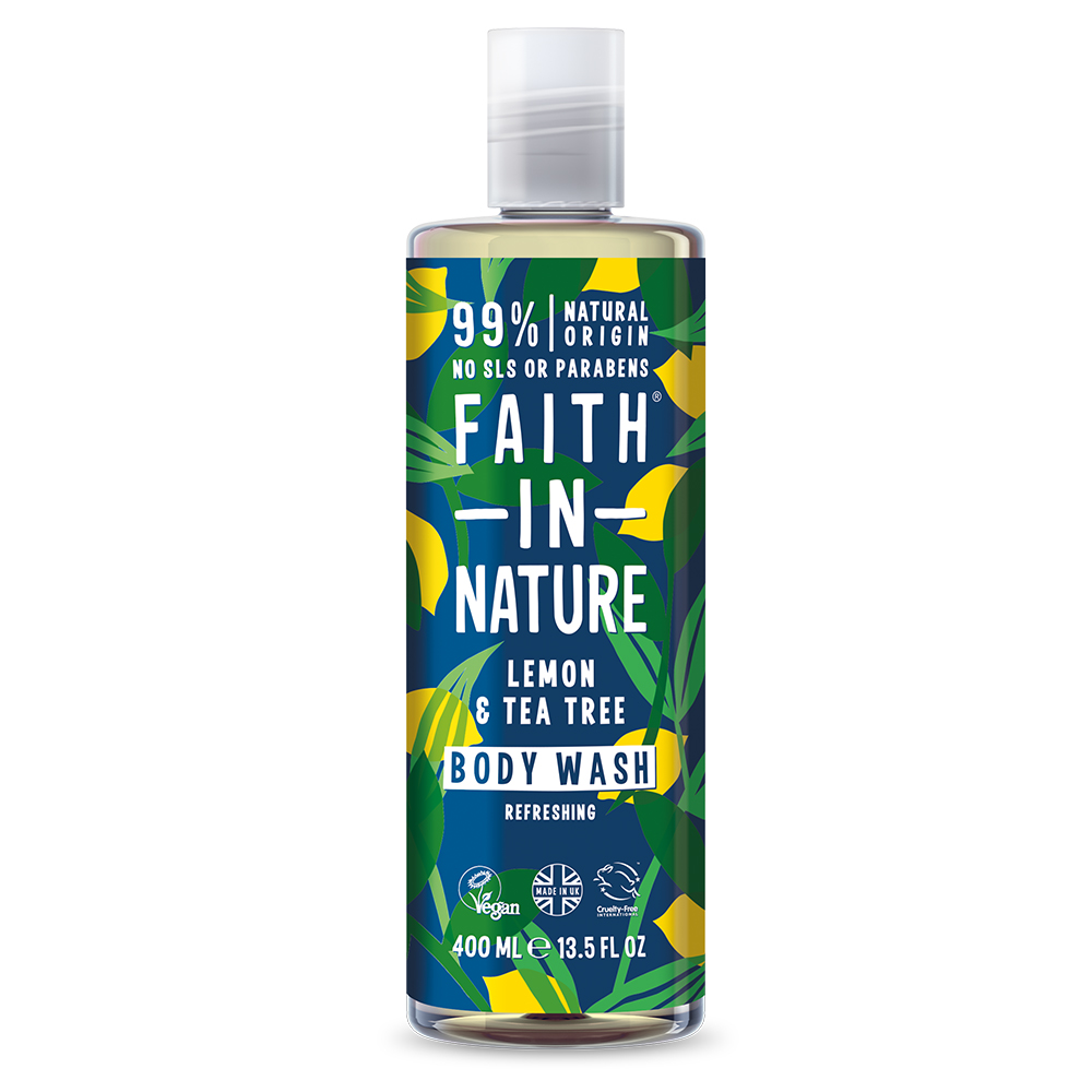Faith in Nature Body Wash Lemon & Tea Tree 400 ml