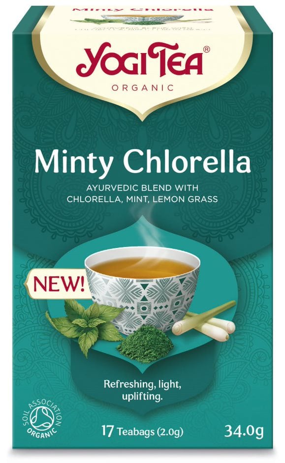 YOGI Tea Minty Chlorella KRAV 17 påsar