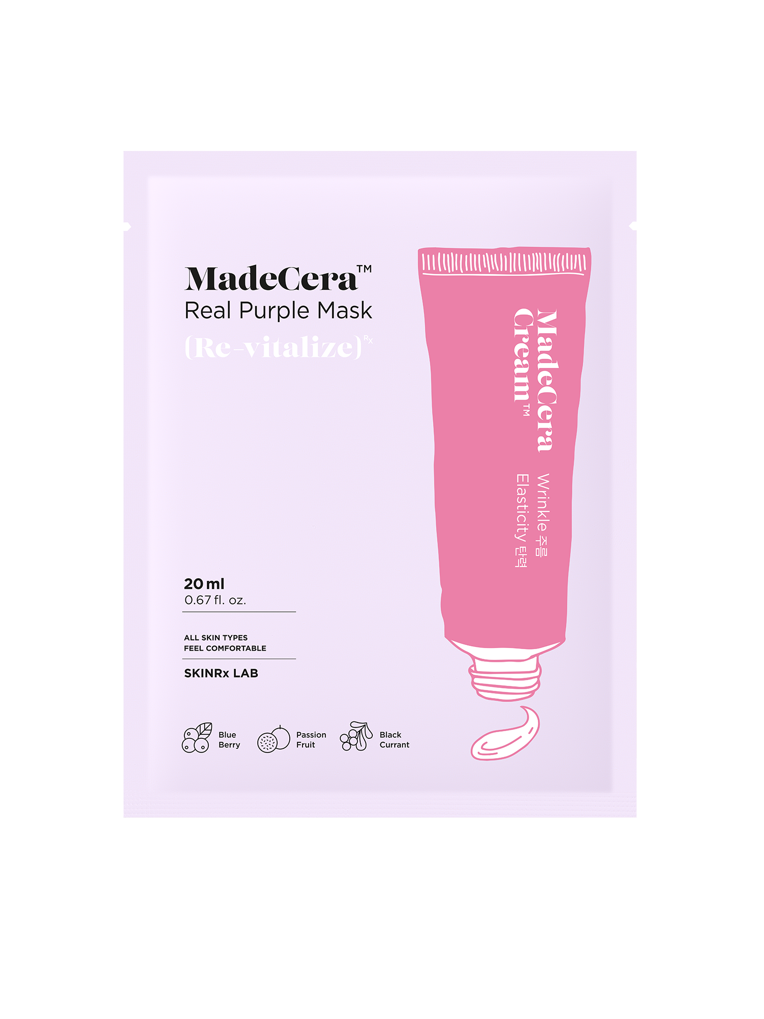SKINRx LAB Madecera Real Purple Mask 20 ml