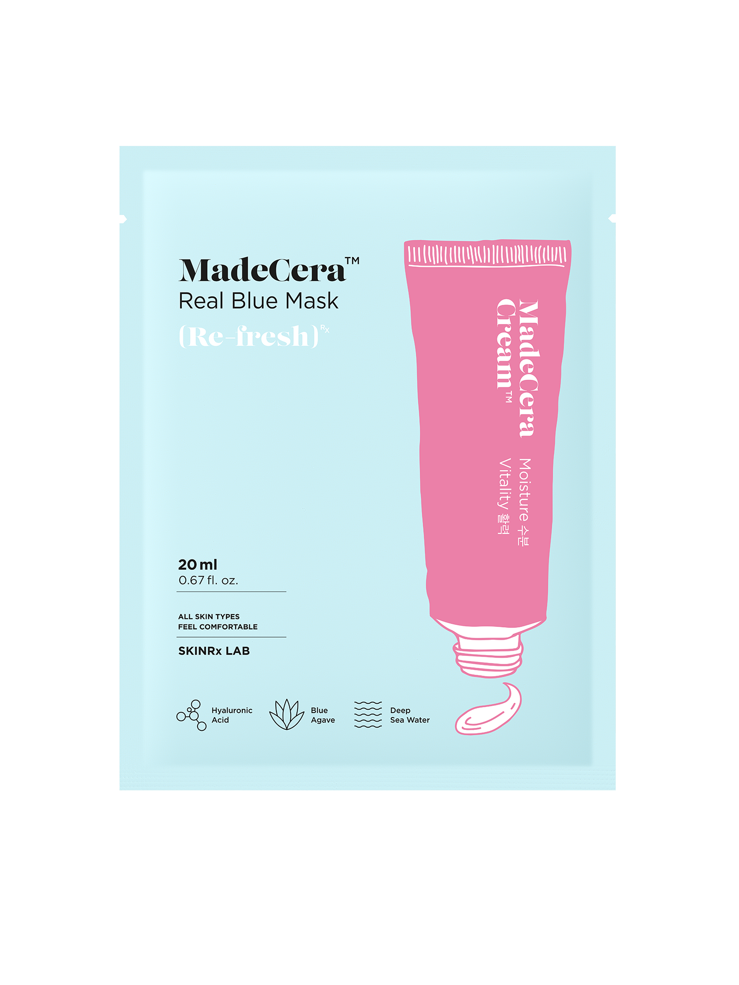 SKINRx LAB Madecera Real Blue Mask 20 ml