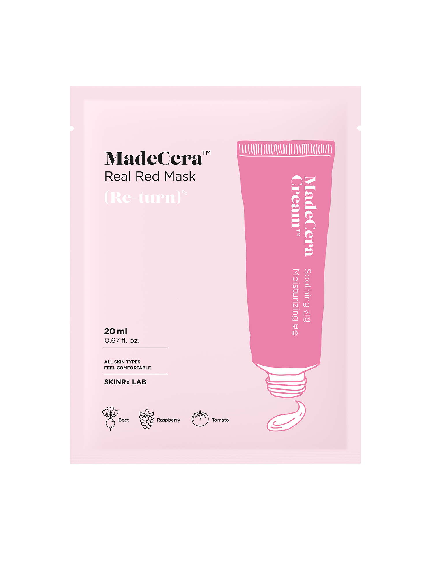 SKINRx LAB Madecera Real Red Mask 20 ml