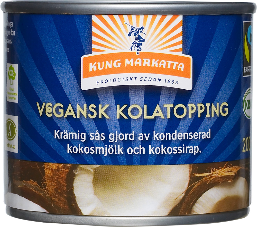 Kung Markatta Kolatopping Vegan 200 ml
