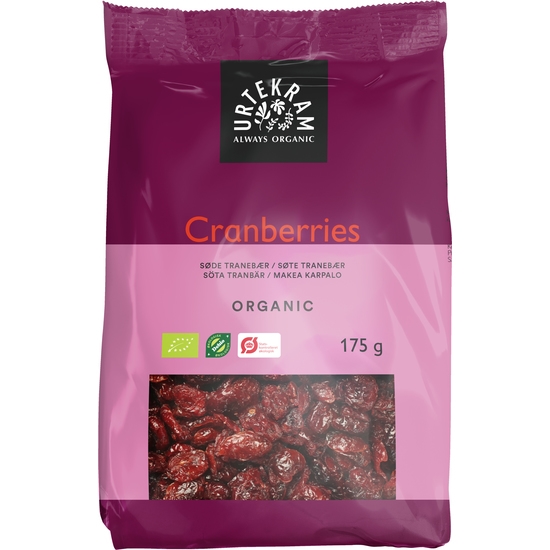 Urtekram Tranbär Söta EKO 175 g