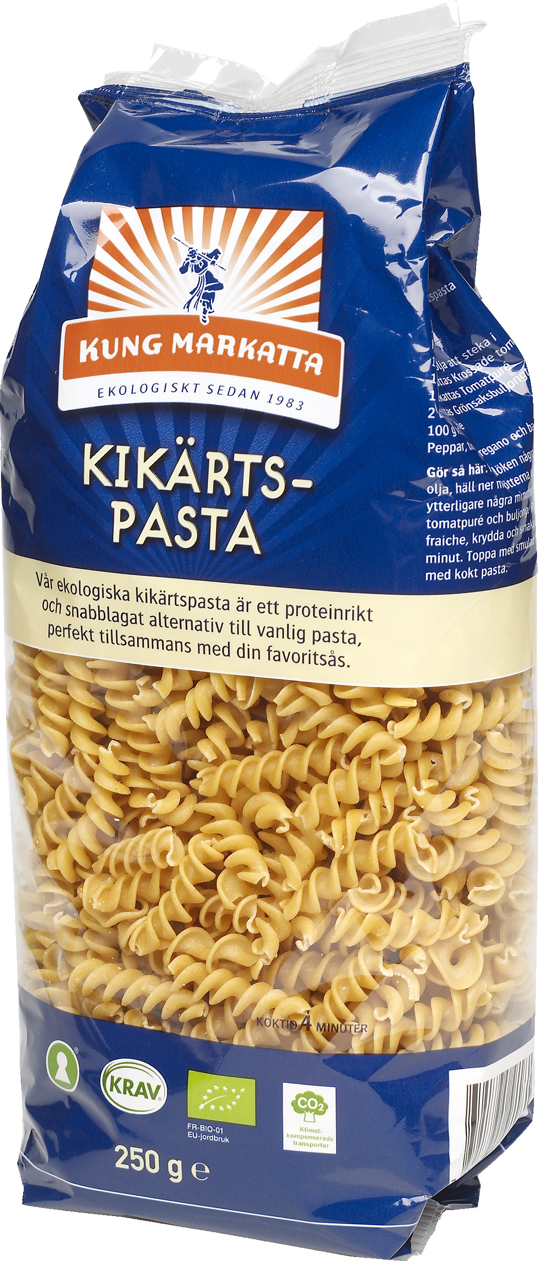 Kung Markatta Kikärtspasta KRAV 250 g