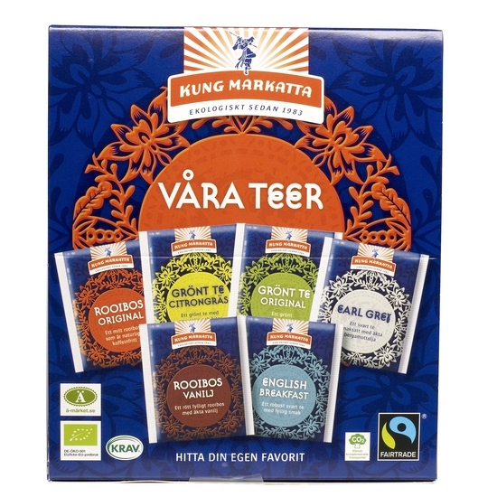 Kung Markatta Våra teer KRAV 42 påsar