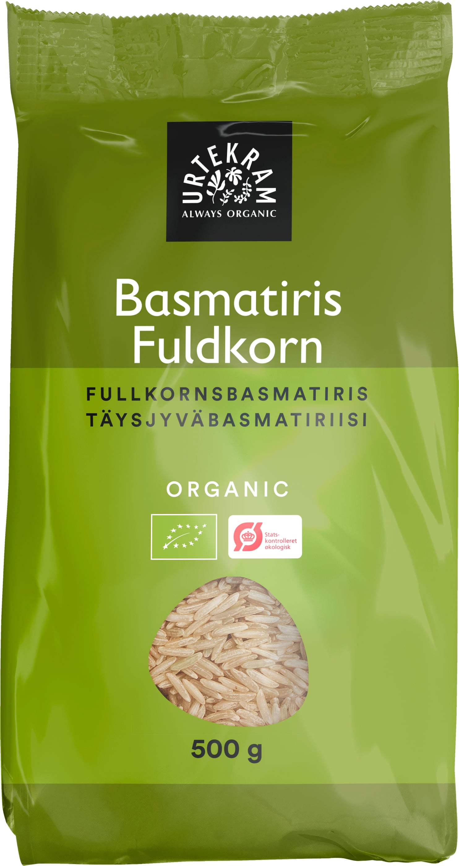 Urtekram Fullkornsbasmatiris EKO 500 g