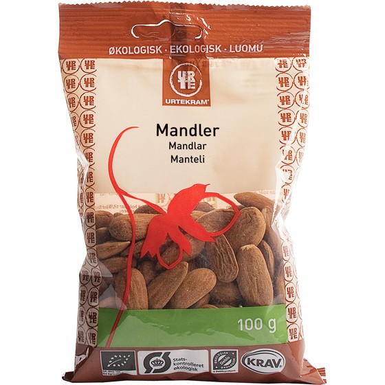 Urtekram Mandlar EKO 100 g