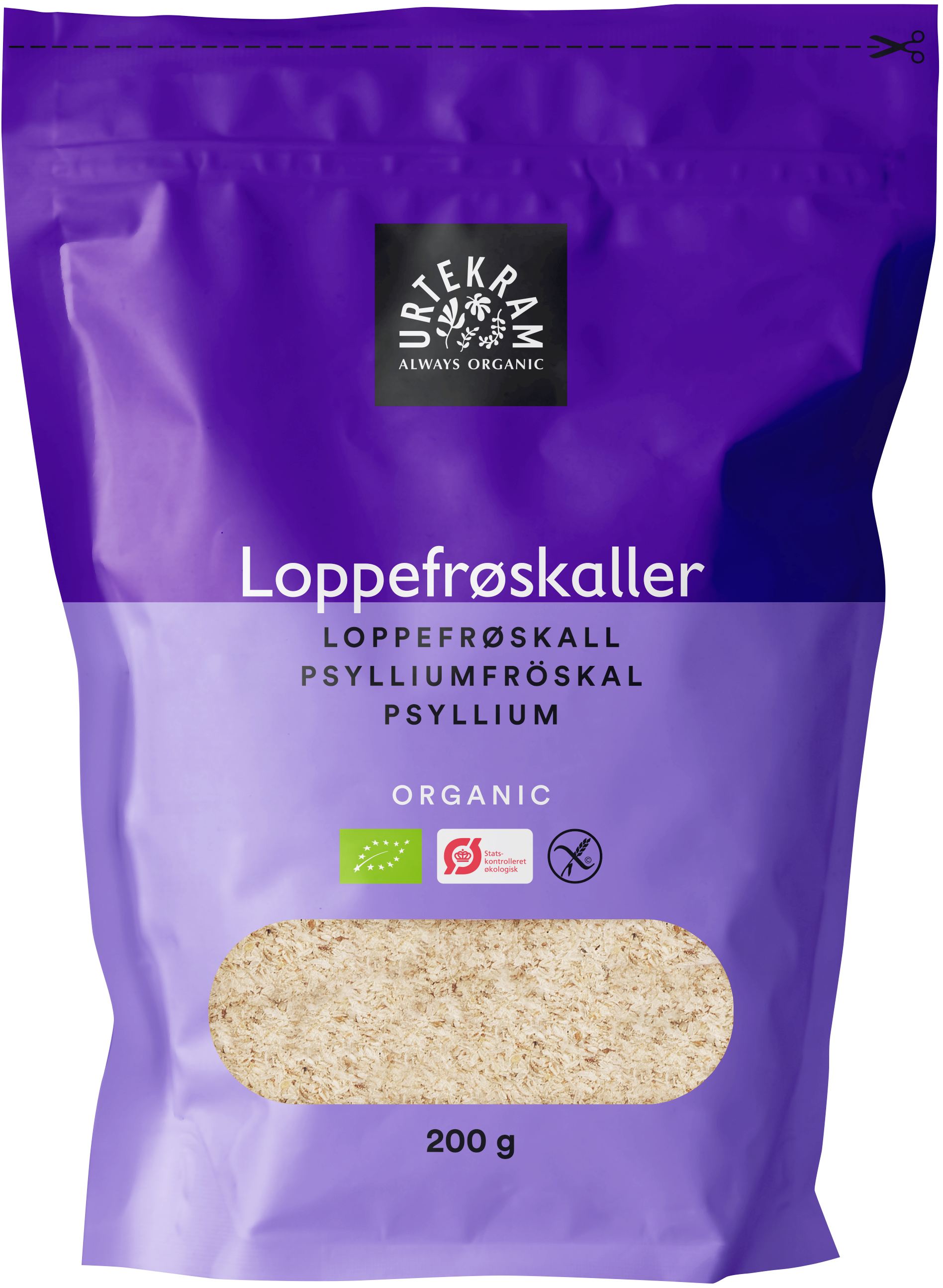 Urtekram Loppfröskal EKO 200 g