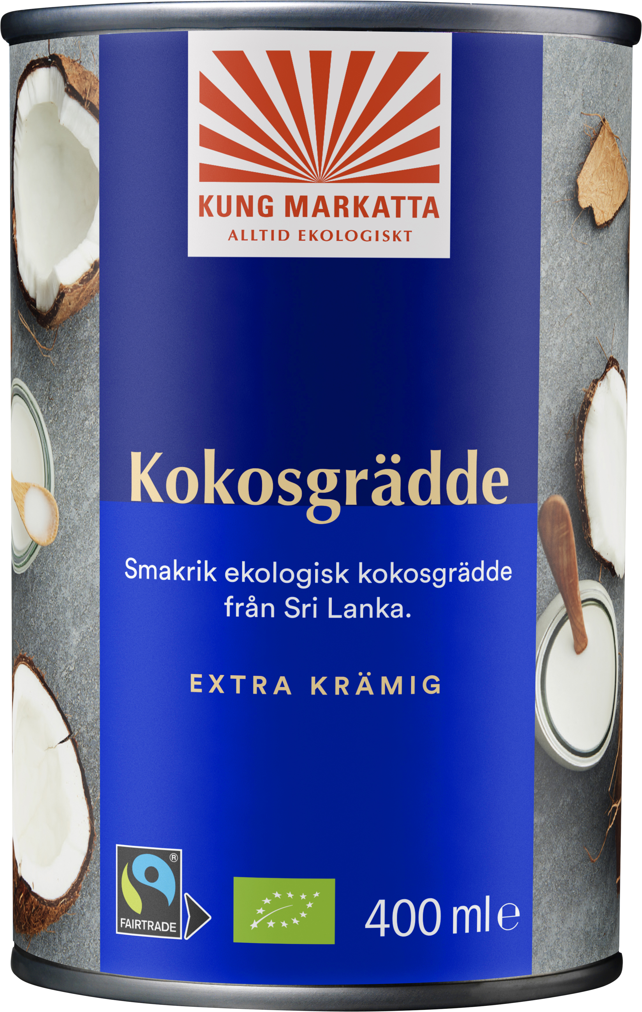 Kung Markatta Kokosgrädde KRAV 400 ml