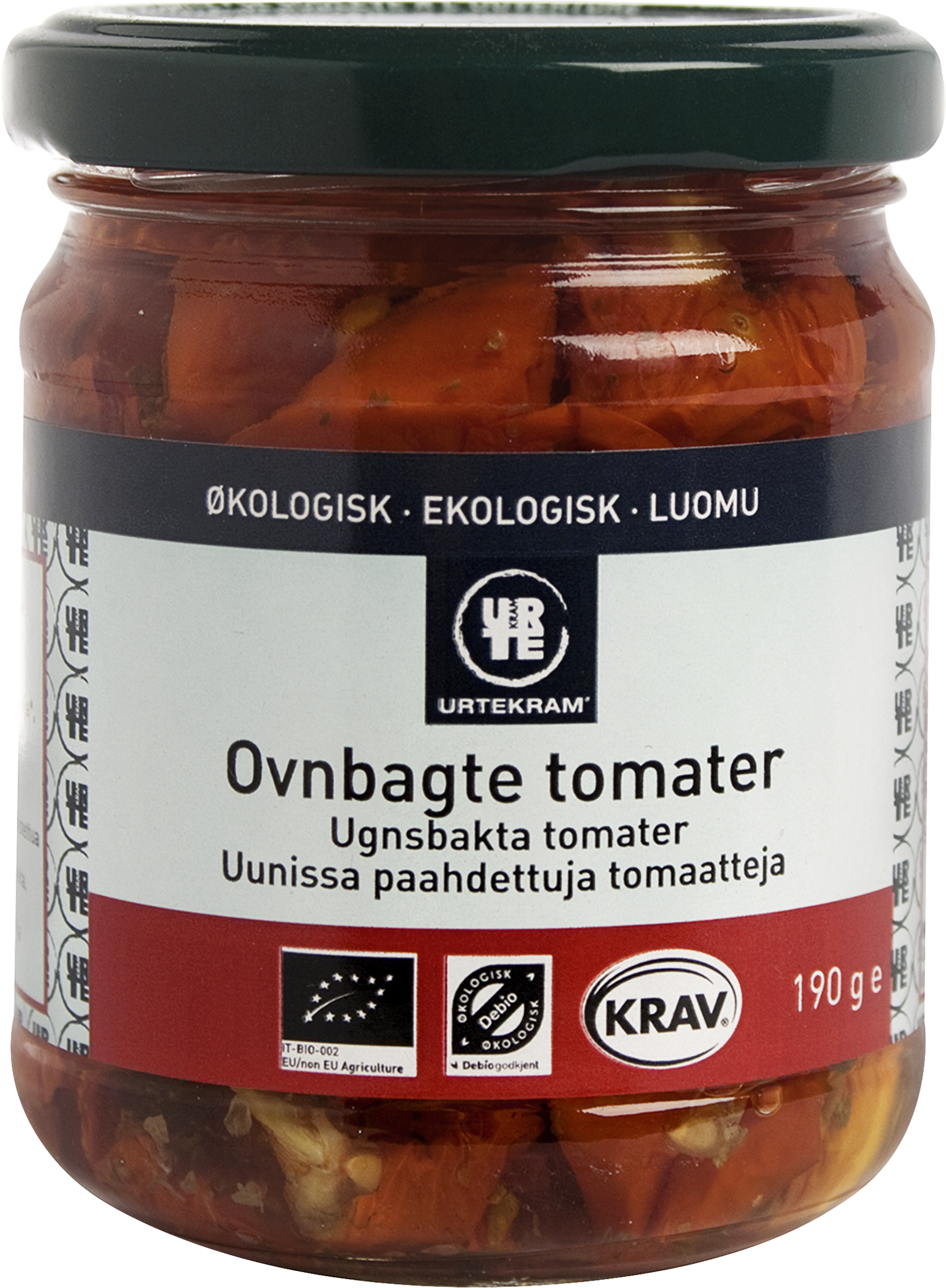 Urtekram Ugnsbakade tomater EKO 190 g