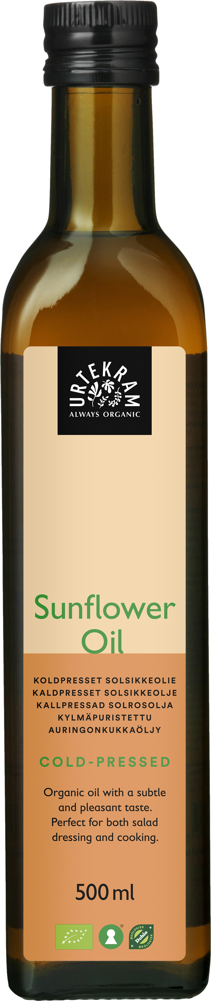 Urtekram Solrosolja EKO 500 ml