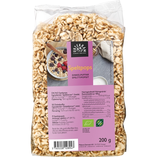 Urtekram Dinkelpuffar EKO 200 g