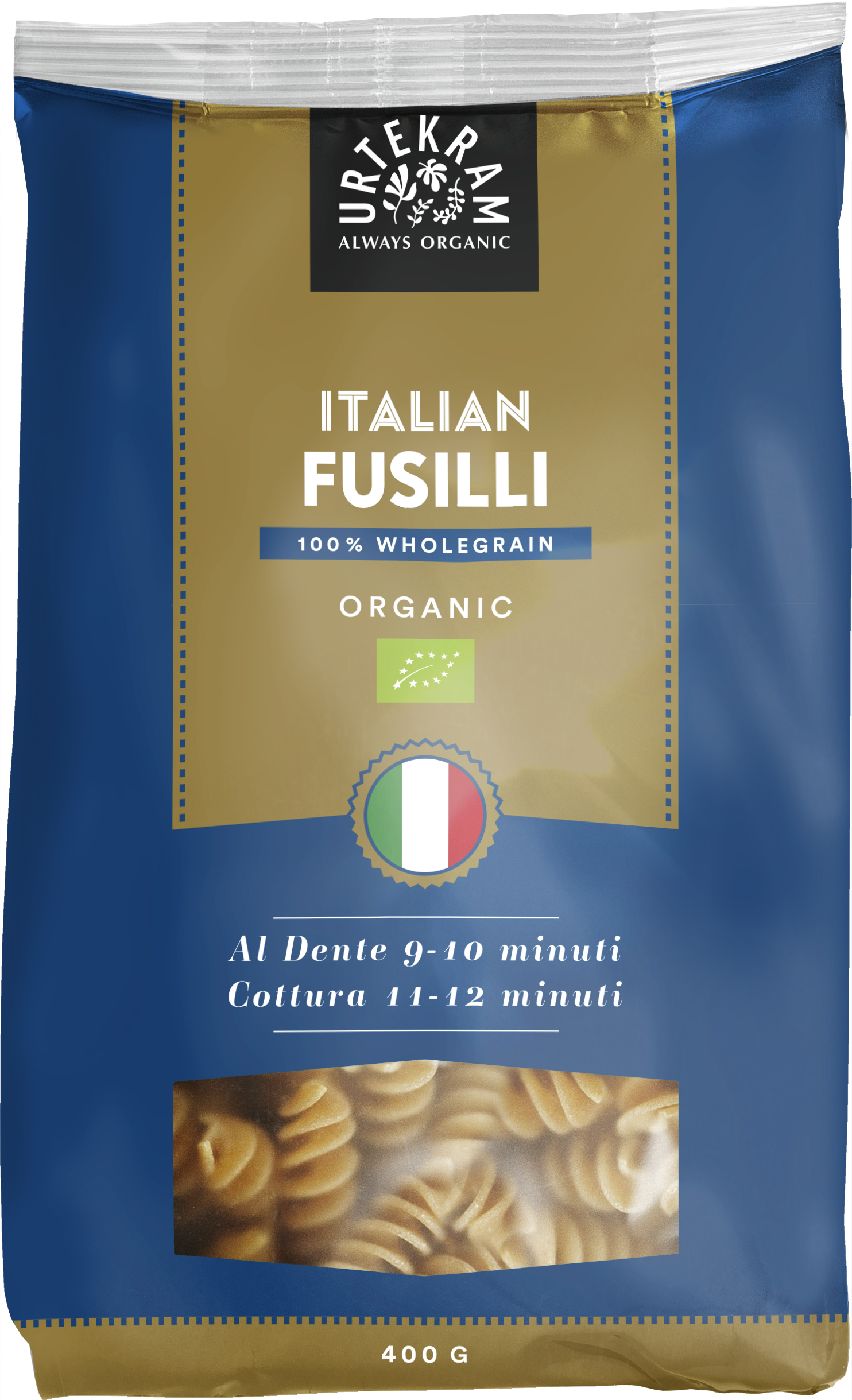 Urtekram Italian Fusilli EKO 400 g
