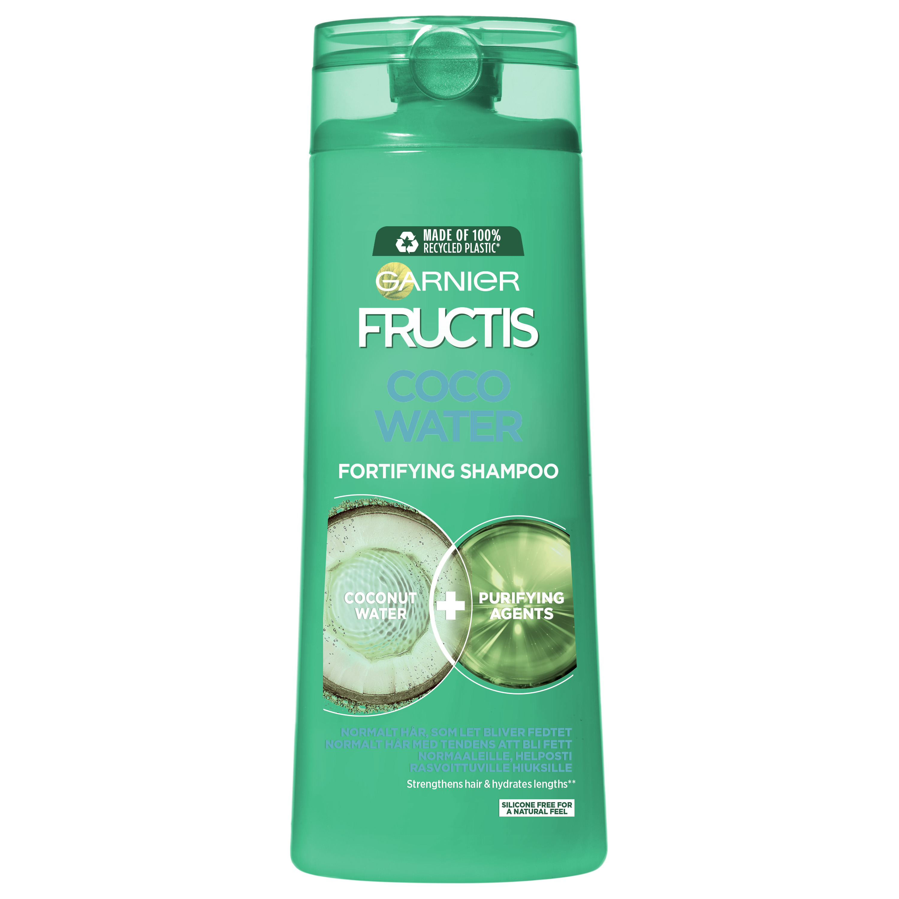 Garnier Fructis Pure Non Stop Coconut Water Schampo 250 ml