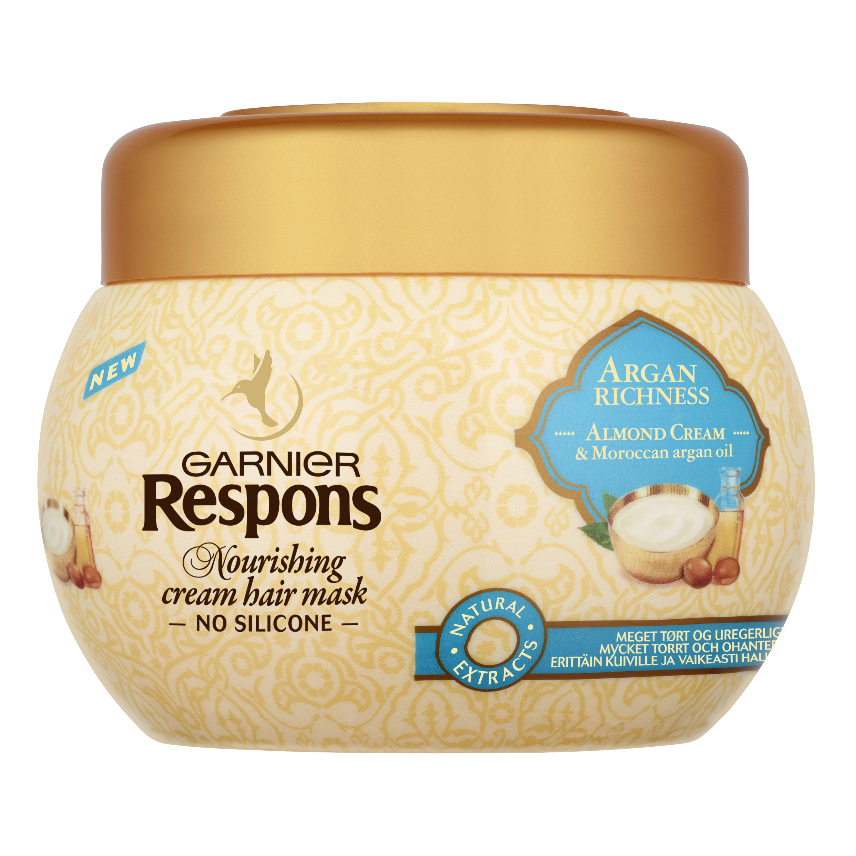 Garnier Respons Argan Richness Nourishing Cream Hair Mask 300 ml