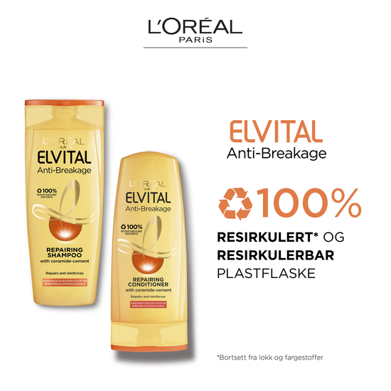 L'Oréal Paris Elvital Anti-Breakage Repairing Schampo 250 ml