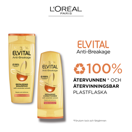 L'Oréal Paris Elvital Anti-Breakage Repairing Schampo 250 ml