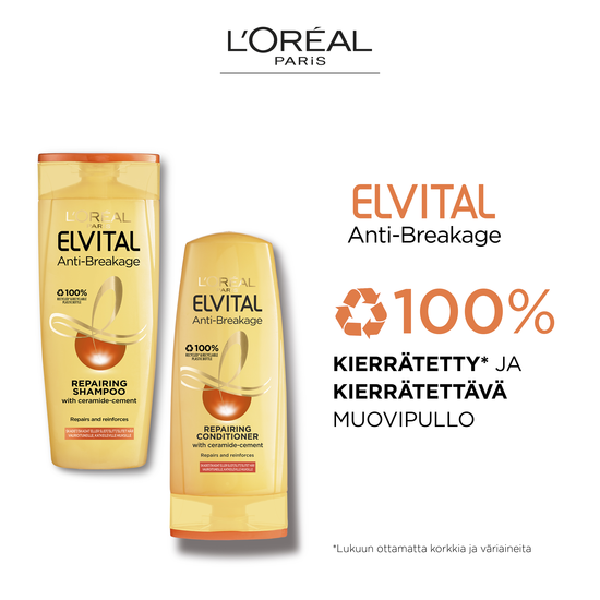 L'Oréal Paris Elvital Anti-Breakage Repairing Schampo 250 ml