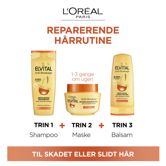 L'Oréal Paris Elvital Anti-Breakage Repairing Schampo 250 ml