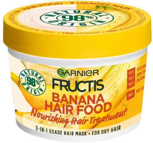 Garnier Fructis Hair Food Nourishing Hair Treatment Banana 390 ml
