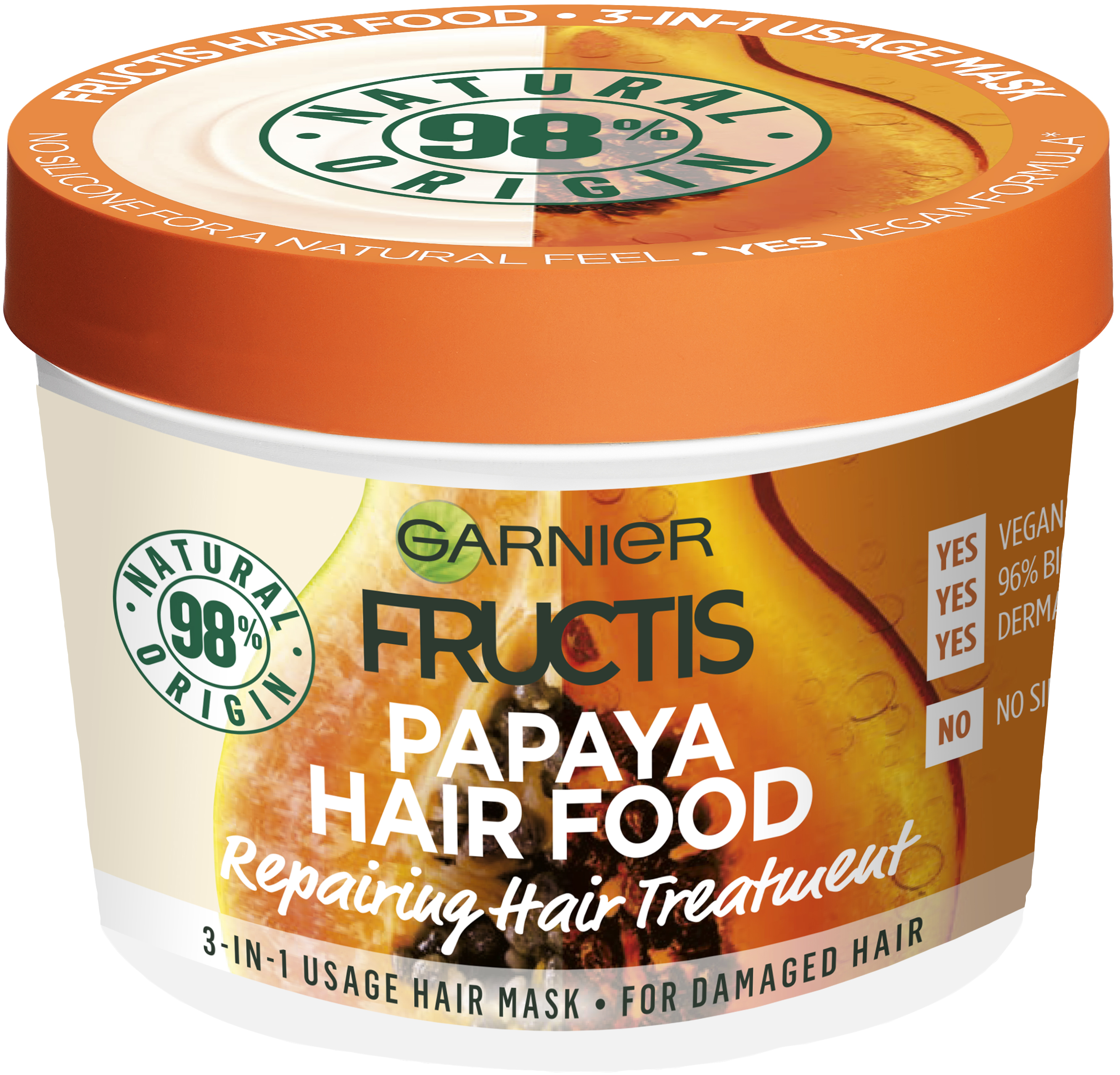 Garnier Fructis Hair Food Repairing Hair Treatment Papaya 390 ml