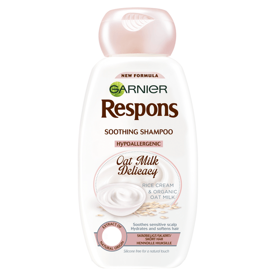 Garnier Respons Oat Milk Delicacy Schampo Skört Hår 250 ml