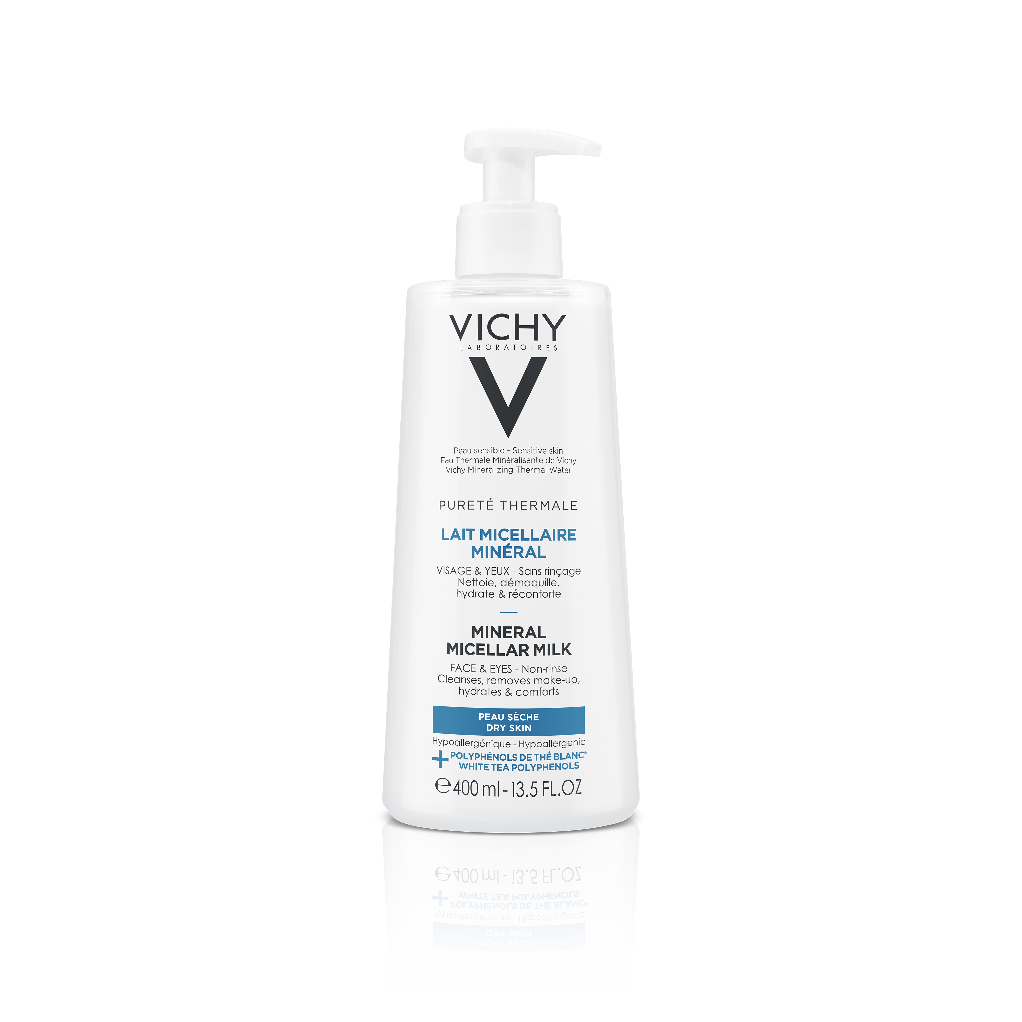 Vichy Pureté Thermale Mineral Micellar Milk Dry Skin 400 ml