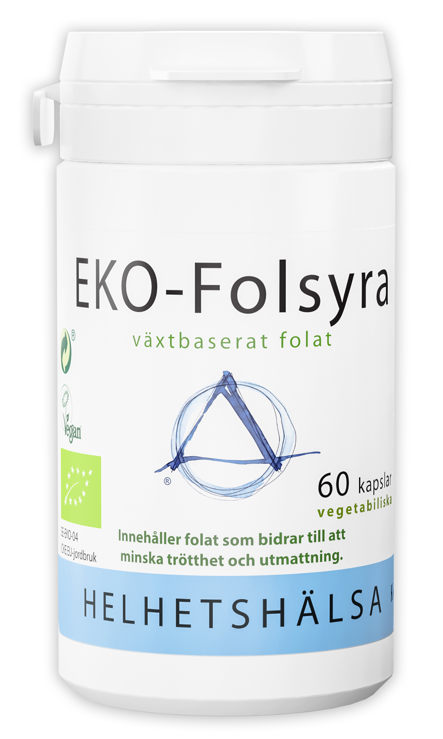 Helhetshälsa EKO-Folsyra 60 kapslar