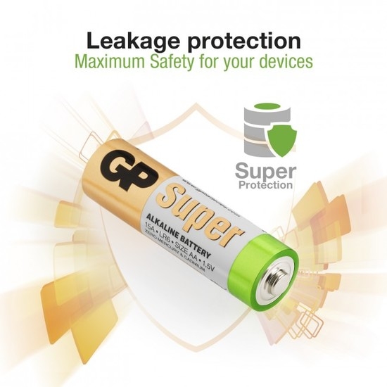 GP Batteries Super Alkaline AA-batteri 15A/LR6 12 st