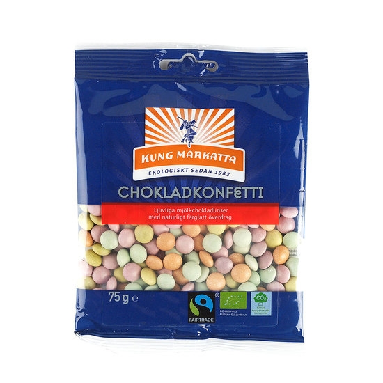 Kung Markatta Chokladkonfetti KRAV 75 g