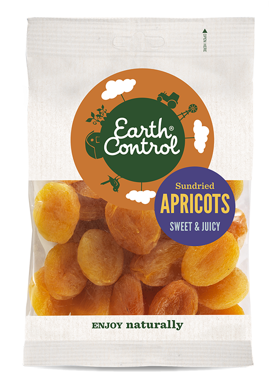 Earth Control Aprikoser Soltorkade 140 g