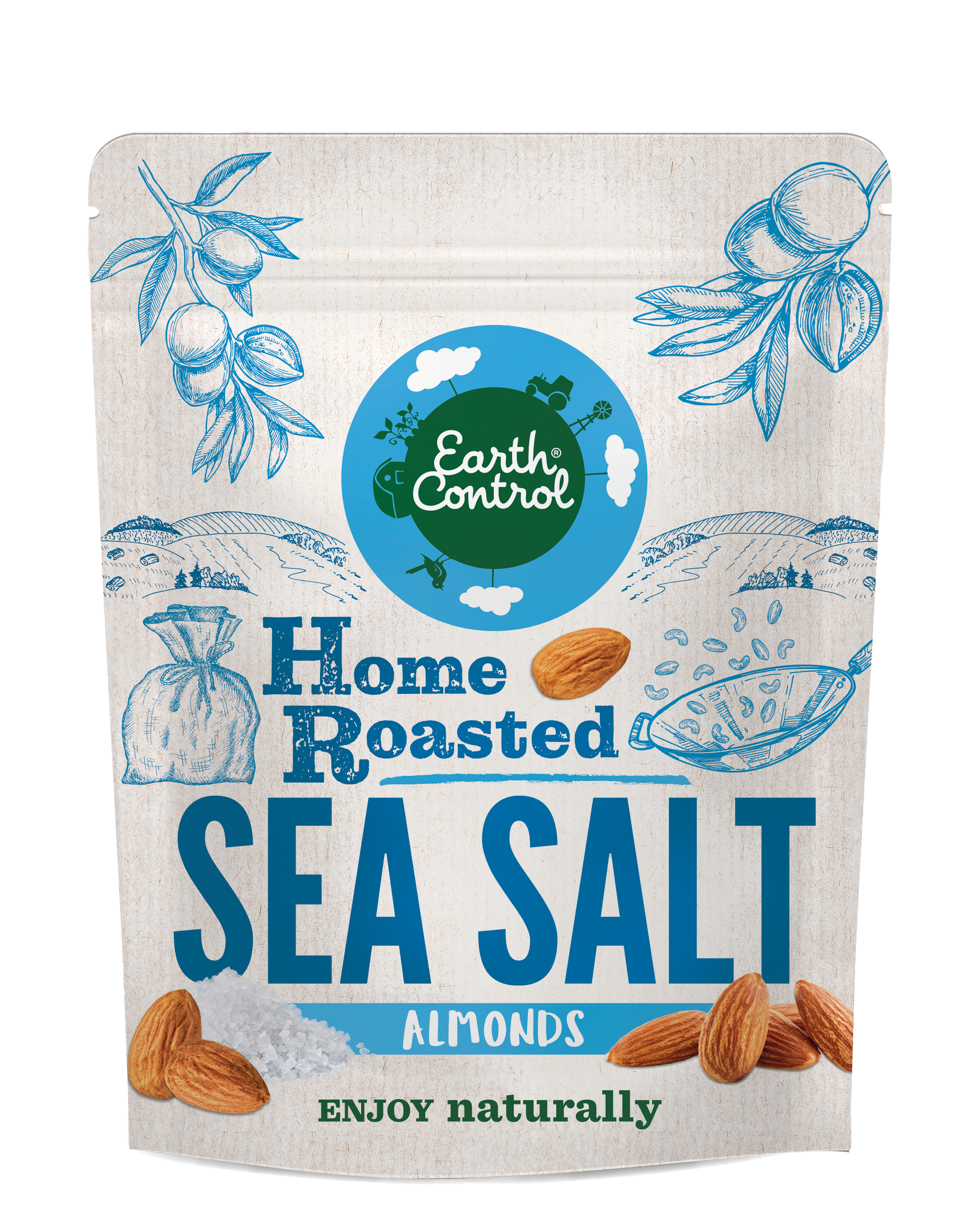 Earth Control Almonds With Salt 125 g