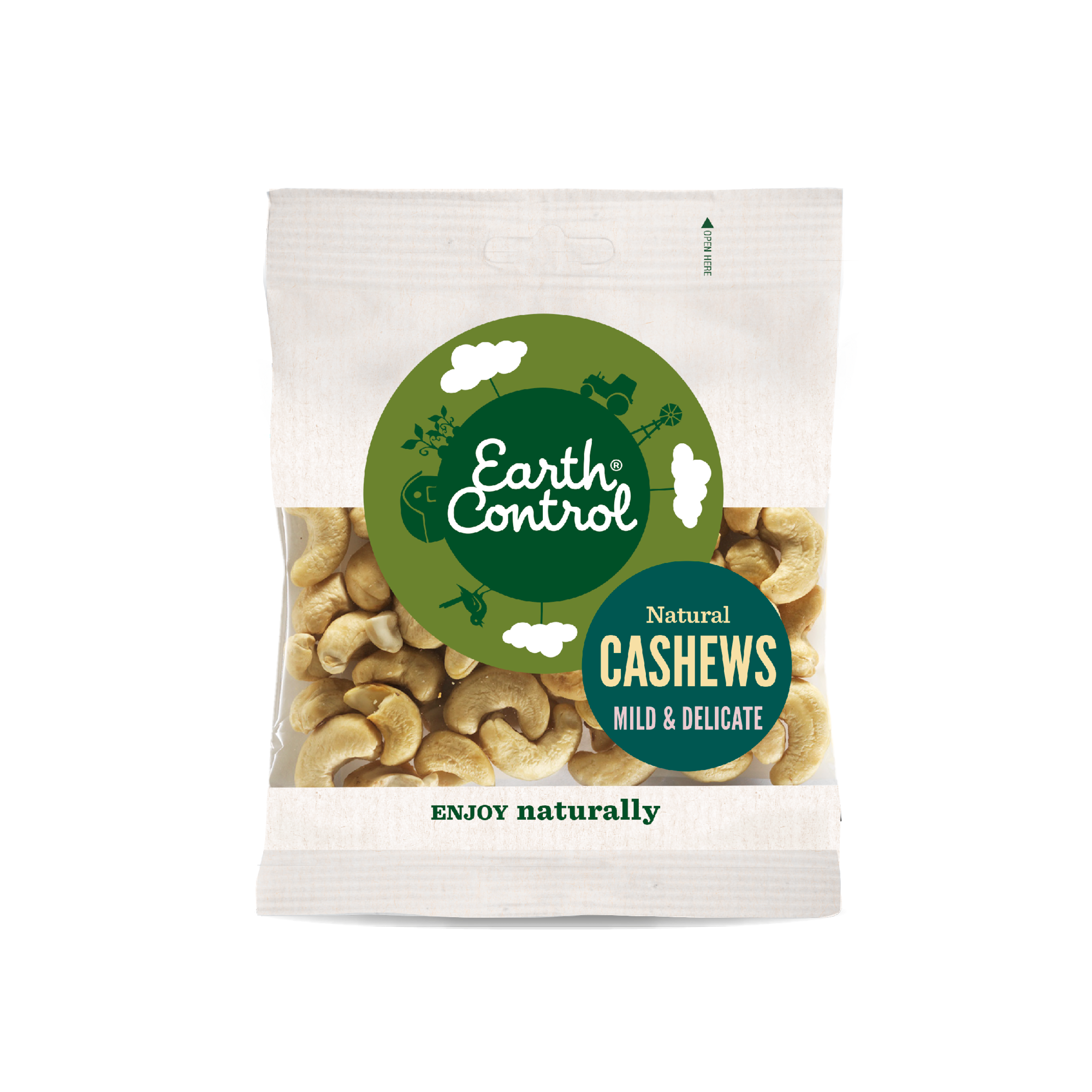 Earth Control Cashew Nötter Naturella 100 g