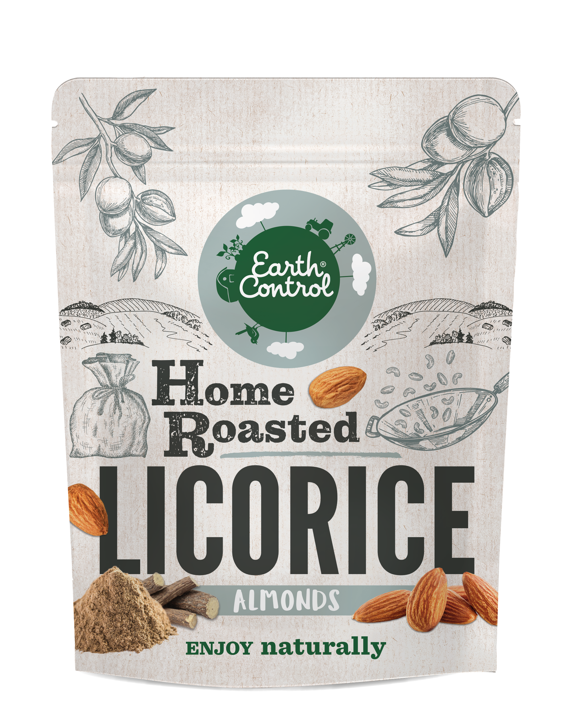 Earth Control Almonds Licorice 125 g
