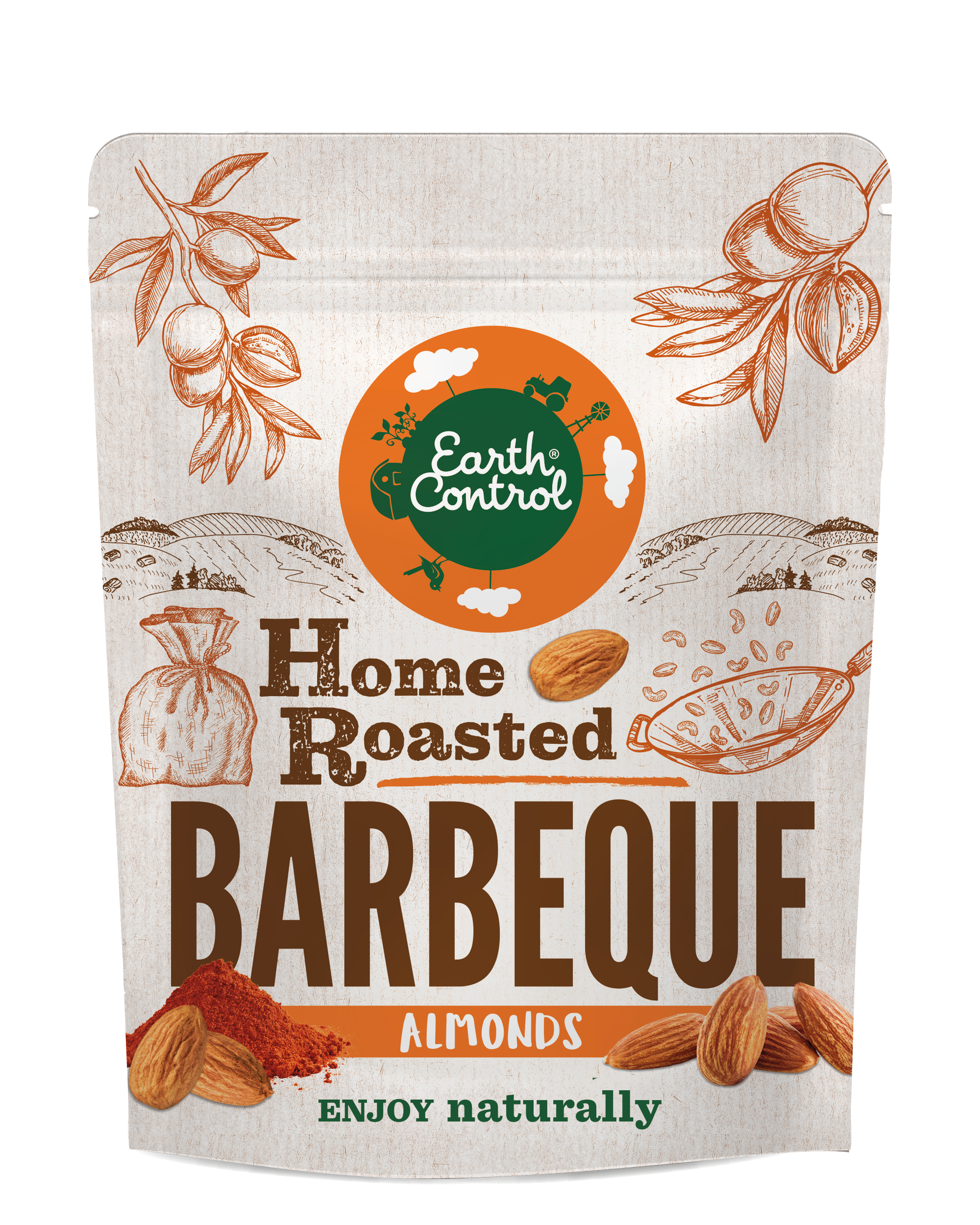 Earth Control Almonds BBQ 125 g