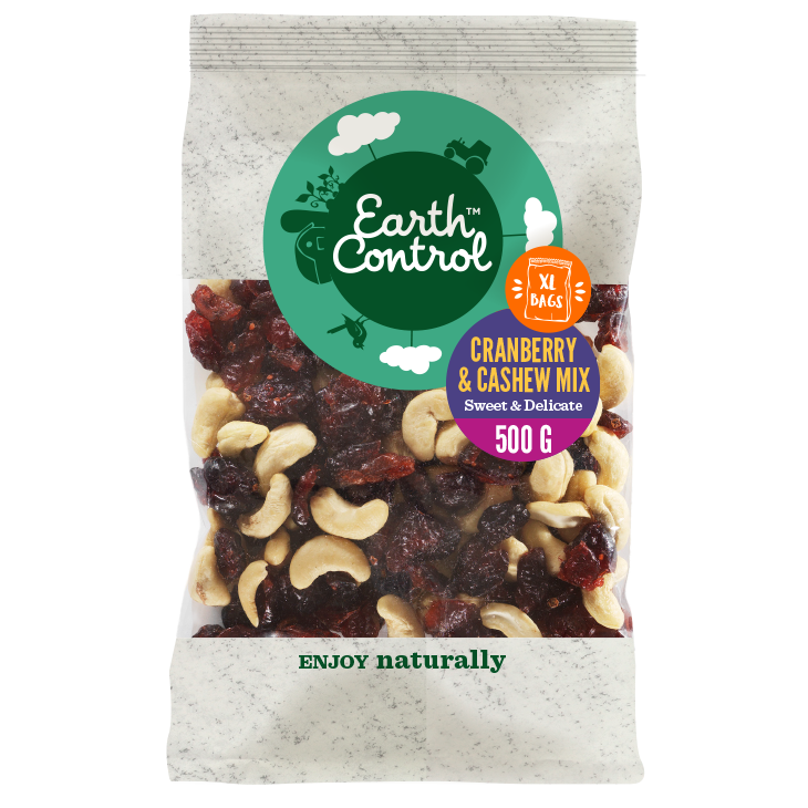 Earth Control Cashew & Cranberries 500 g