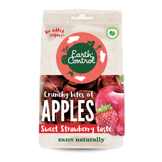 Earth Control Apple Bites Strawberry 55 g