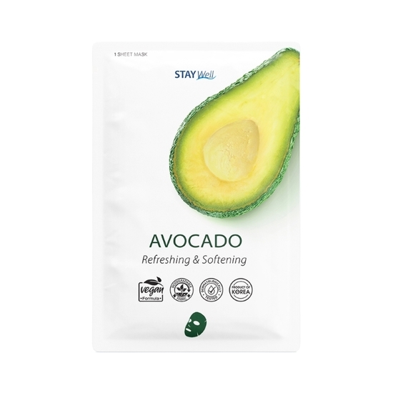 STAY Well Vegan Sheet Mask Avocado 23 g
