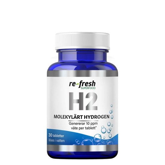Re-fresh Superfood H2 Molekylärt väte 30 tabletter