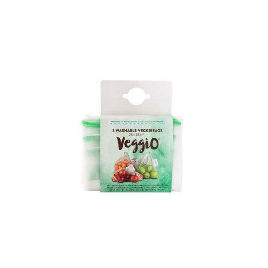Veggio Återanvändningsbara frukt- och gröntpåsar 3-pack