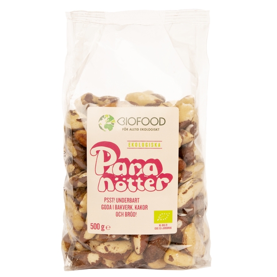 Biofood Ekologiska Paranötter 500 g
