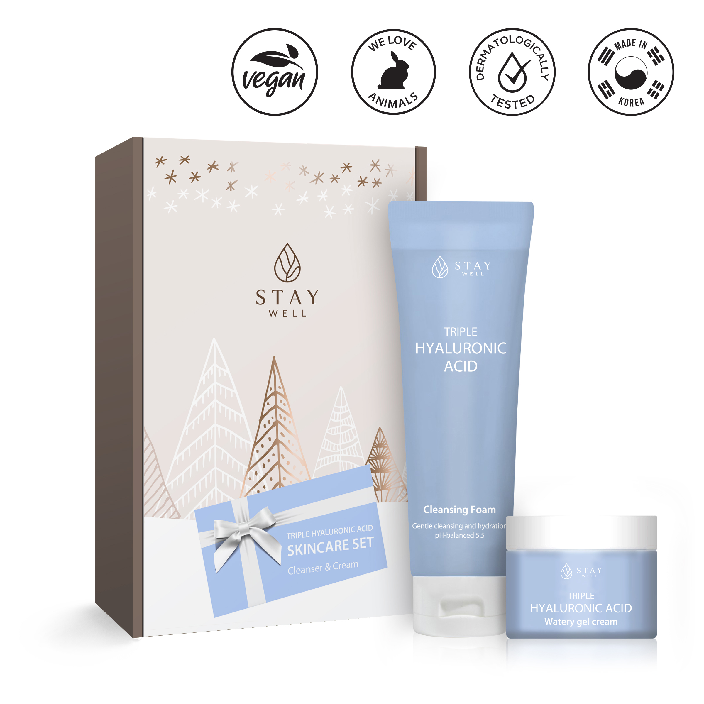 STAY Well Vegan Hyaluronic Acid Hydrating Duo