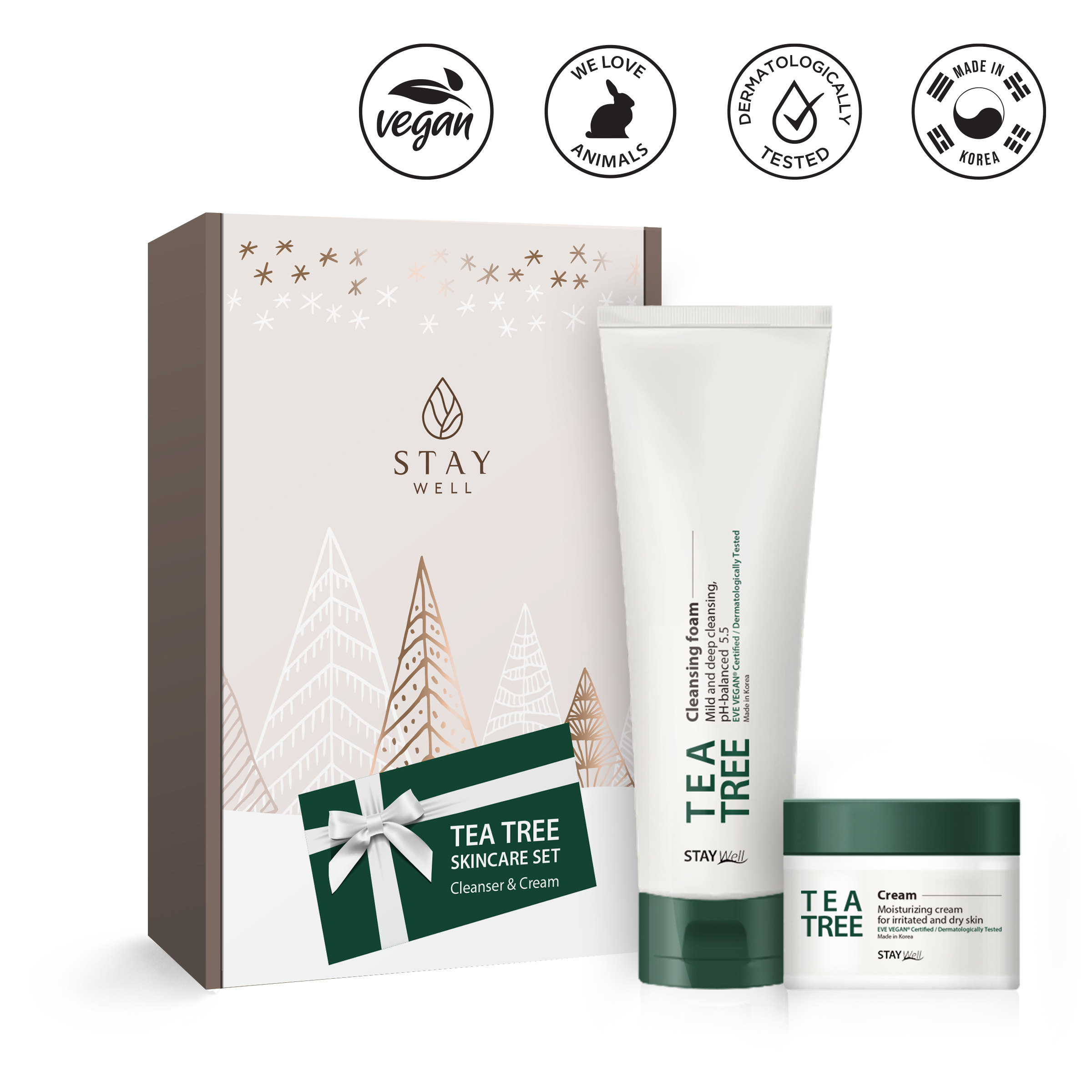 STAY Well Vegan Tea Tree Calming Duo
