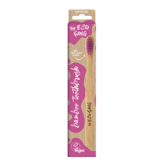 The Eco Gang Adult Bamboo Toothbrush Mix Soft 1-pack