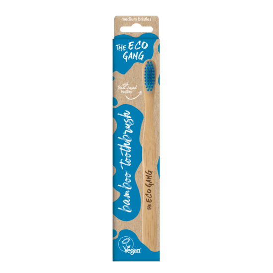 The Eco Gang Adult Bamboo Toothbrush Mix Medium 1-pack