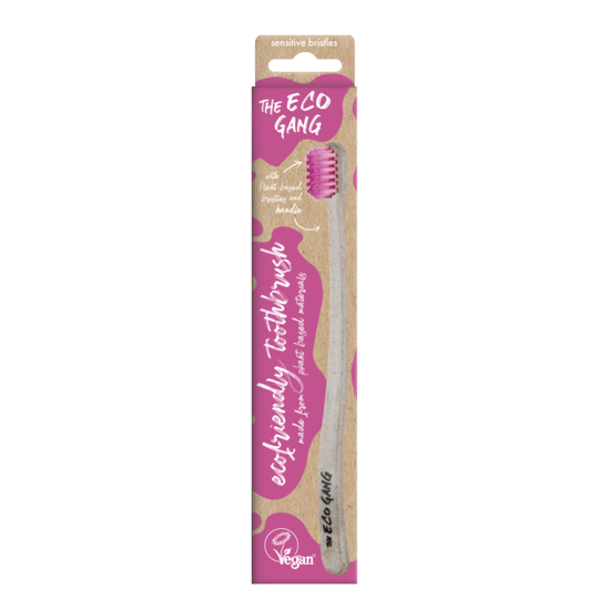 The Eco Gang Adult Plant Based Toothbrush Sensitive 1-pack
